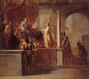KNUPFER, Nicolaus The Queen of Sheba Before Solomon oil